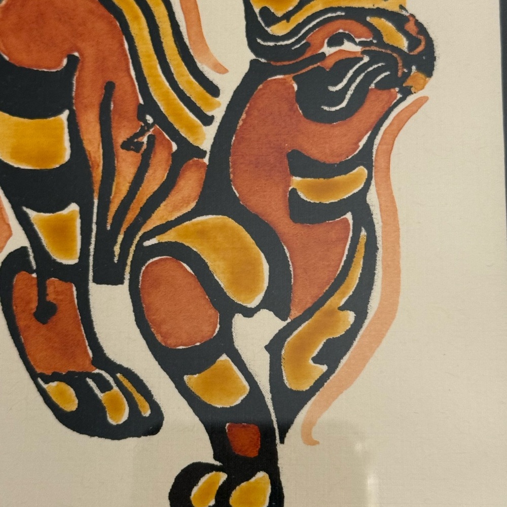 Framed Dick Whittington’s cat style Art Print with Frame - Picture 4 of 10
